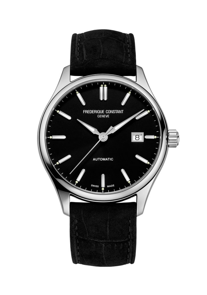 CLASSIC INDEX AUT 40MM AC NEGRA CORREA PIEL