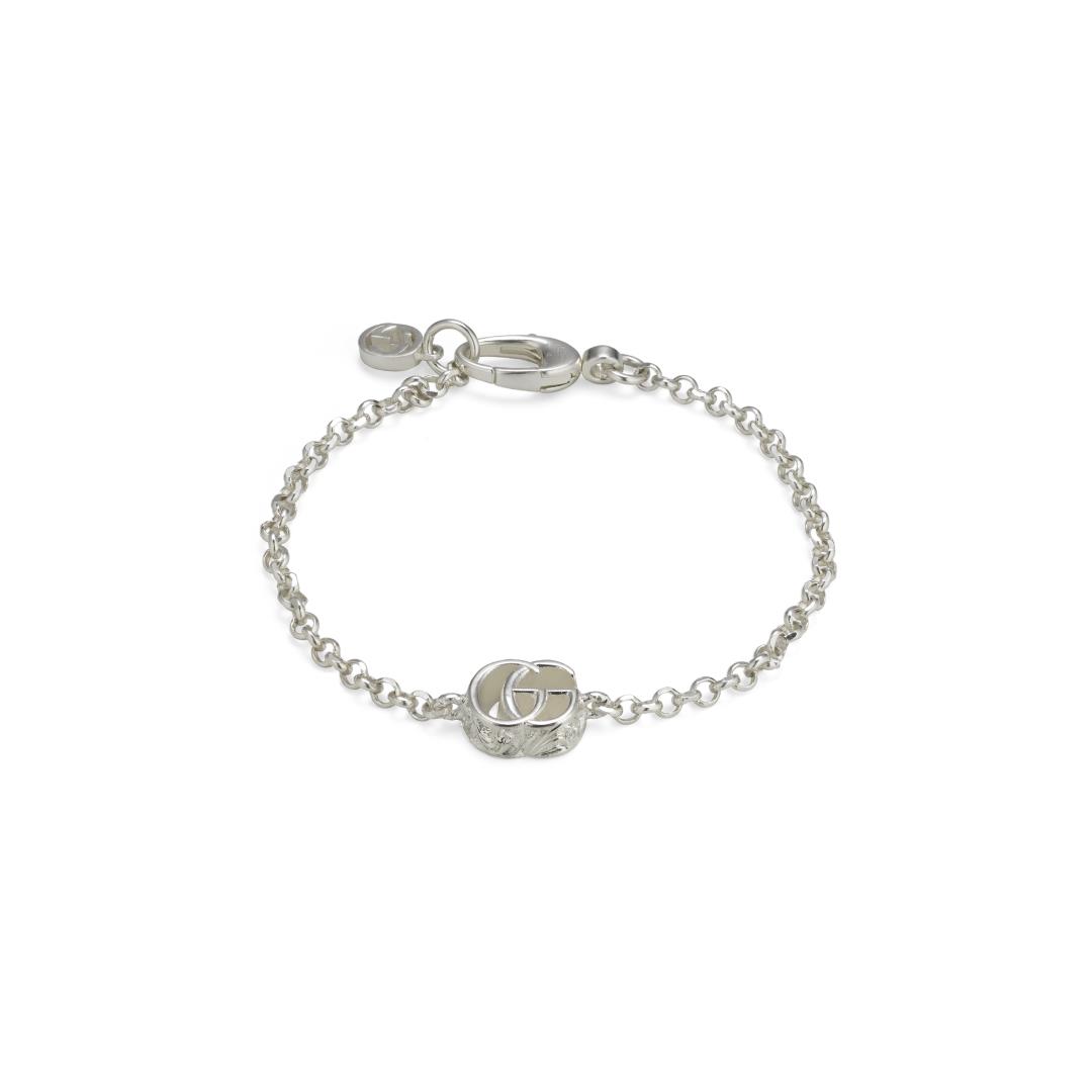 GG Marmont bracelet in sterling silver