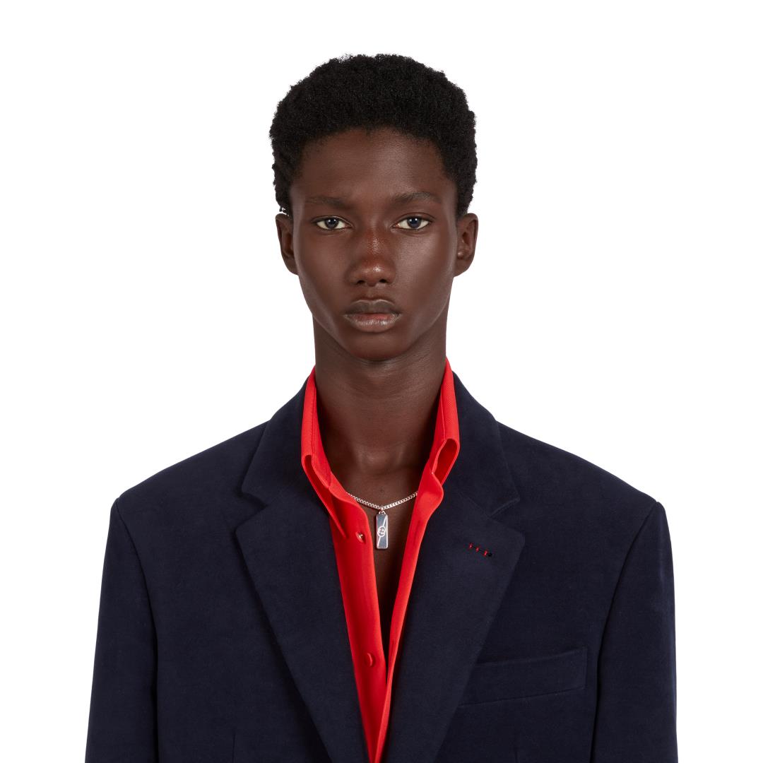 Gucci Tag necklace in sterling silver - Imagen 3