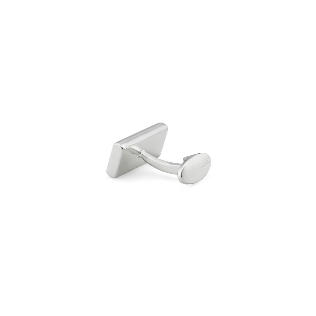 Gucci Tag cufflinks in sterling silver - Imagen 2