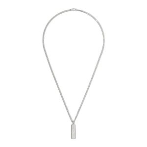 Gucci Tag necklace in sterling silver