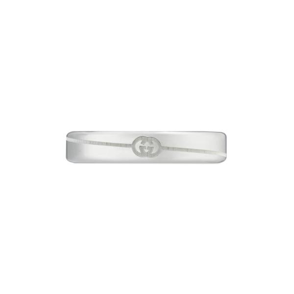 Anillo Gucci Tag de plata