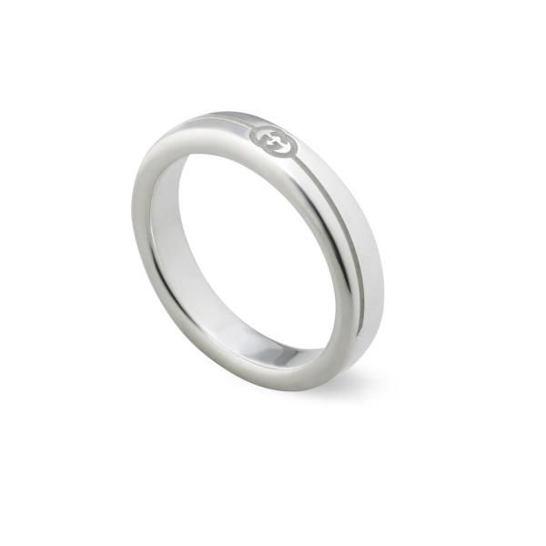 Anillo Gucci Tag de plata - Imagen 2
