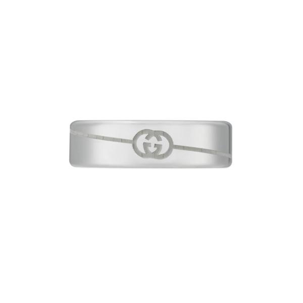 Anillo Gucci Tag de plata