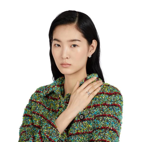 Anillo Gucci Tag de plata - Imagen 4