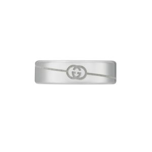 Anillo Gucci Tag de plata